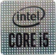 Boxowa Naklejka Intel Core i5