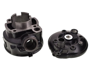 ЦИЛИНДР ПОРШЕНЬ ГОЛОВКА ЦИЛИНДРА AM6 90ccm APRILIA ЧЕРНЫЙ