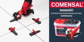 COMENSAL System poziomowania KLIPS 1mm 110+55 KLIN
