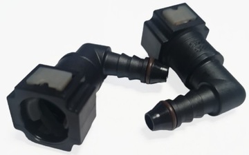 ZŁĄCZKA PRZEWODU PALIWA 10MM SZYBKOZŁĄCZKA KĄTOWA