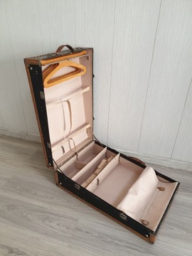 довоенный чемодан, старинный деревянный сундук, антиквариат, старый