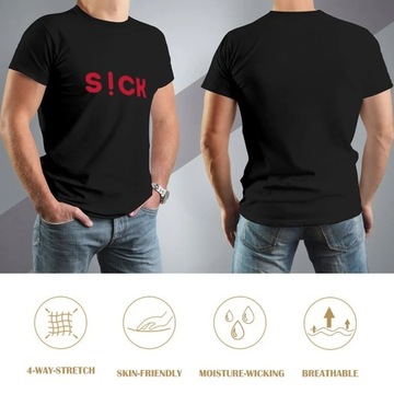 S!ck Sickick red S!ckK!ck T-Shirt customs design y