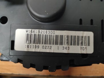 6K0920830G PŘÍSTROJOVÁ DESKA BUDÍKY SEAT IBIZA CORDOBA BENZÍN