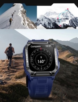 SMARTWATCH ВОЕННО-СПОРТИВНЫЕ ЧАСЫ ДЛЯ МУЖЧИН ЗВОНКИ КАРДИОАТЧ МЕНЮ PL