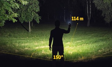 СПОРТИВНЫЙ ФАР WHITE COLD WIZARD C2 PRO MAX ARMYTEK 4000 МОЩНЫЙ