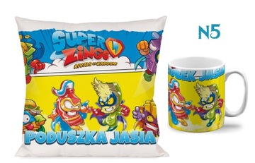 НАБОР ПОДУШКА КРУЖКА SUPER ZINGS ПОДАРОК ​​+ ИМЯ ПОДАРОК
