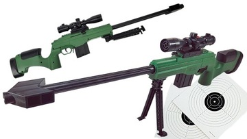 KARABIN Sako SNAJPERKA na kulki 6mm Celownik LASER ASG Replika sprężynowa