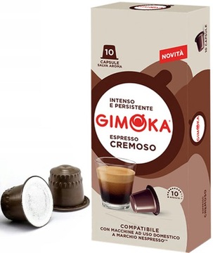 Gimoka CREMOSO kapsułki do Nespresso kawa 10 szt.