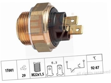 EPS 1.850.000 PŘEPÍNAČ TERMICKÝ VENTILÁTOR CHLADIČŮ