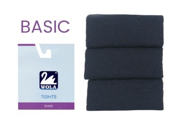 Rajstopy Wola Basic bawełna #navy 92-98