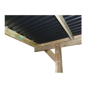Wiata garażowa 300x500 CARPORT - zadaszenie PVC V1