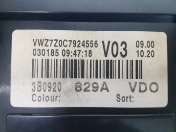BUDÍKY PŘÍSTROJOVÁ DESKA VOLKSWAGEN PASSAT B5 FL