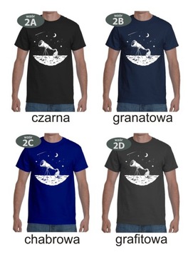 KOSZULKA T-SHIRT ASTRONAUTA KOSMOS NASA - WZORY