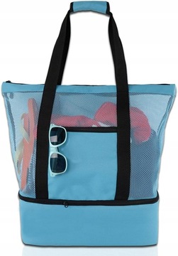 Damska torba plażowa Outdoor Mesh z odpinaną