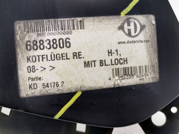 BLATNÍK PRAVÝ PŘEDNÍ HYUNDAI H1 II 2008- 6883806