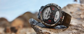 Умные часы Amazfit T-Rex 2 ASTRO с GPS, 47 мм, AMOLED, 10 АТМ, черный и золотой