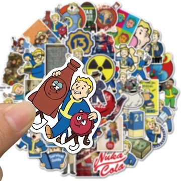 100 шт. наклейки Fallout Pipboy для чемодана и игры на коленях