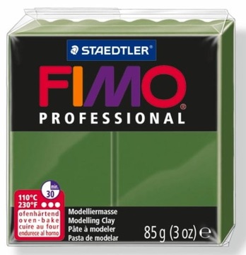 Modelina Fimo Professional zieleń liści - 57