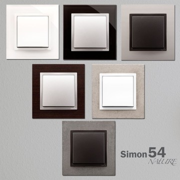SIMON 54 ПОДСВЕТКА КНОПОК АНТРАЦИТОВЫЙ