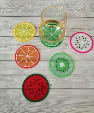 Мягкая подставка под кружку, стакан, стакан, 6 шт.