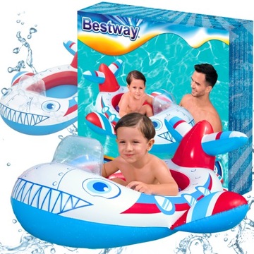 Koło Wodne Kółko Do Pływania Materac Dla Dzieci Ponton Samolot Bestway