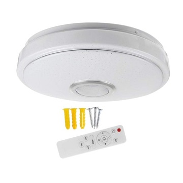 Inteligentna lampa sufitowa RGB WIFI o mocy 36 W dla Amazon Alexa, aplikacja domowa w stylu 3 34 cm