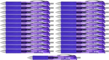 Pióro żelowe MemoBe Smoothy 0.5mm fioletowy x25