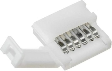 ZŁĄCZKA ŁĄCZNIK TAŚM 6 PIN KLIPS LED RGB + CCT 12 mm ZACISK RGBWW RGBCW