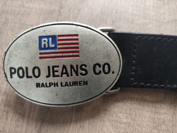 pasek męski Ralph Lauren vintage szer3,5cm,dł112cm