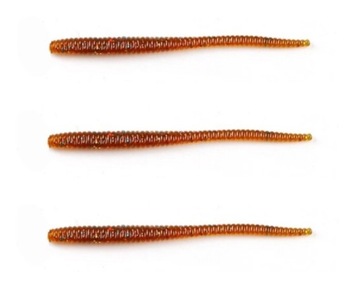 TROUT WORM ROBAK,GUMA PŁYWAJĄCA 8cm 3 sztuki