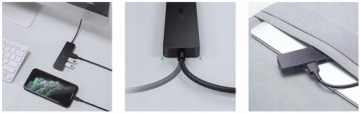 Концентратор AUKEY CB-H39 USB-C SLIM 4XUSB 3.0 5 ГБ/с