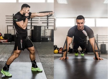 ТРЕНИРОВОЧНЫЙ ЗАЩИТНИК MINI POWER BAND, ЗЕЛЕНЫЙ, БЕСПЛАТНЫЙ НАБОР ДЛЯ УПРАЖНЕНИЙ DBX BUSHIDO