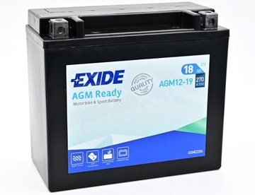 Akumulator EXIDE AGM Ready 12V 18Ah 270A AGM12-19 motocykl skuter