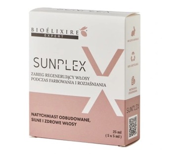 SUNPLEX KURACJA REGENERACJA ODBUDOWA WŁOSÓW 5x5ml saszetki