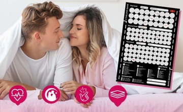 100x GRA KAMASUTRA - Pozycje dla Par, Zdrapka - prezent na DZIEŃ CHŁOPAKA