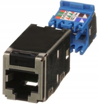 Модуль PANDUIT Mini-com кат.6А черный CJS6X88TGY