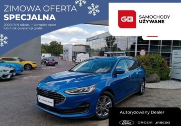 Ford Focus IV Kombi Facelifting 1.0 EcoBoost 125KM 2024 Ford Focus SW 125KM mHEV TitaniumX SalonPL SerwisASO FV23 P.Zima Gwarancja