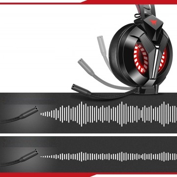 ИГРОВЫЕ НАУШНИКИ С МИКРОФОНОМ ДЛЯ ГЕЙМЕРОВ