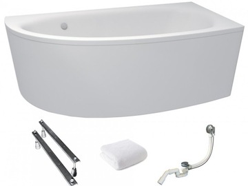 WANNA MILENA 150x70 PRAWA BESCO + OBUDOWA + SYFON!
