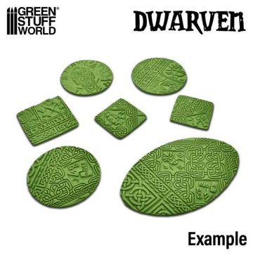 GREEN STUFF WORLD Rolling Pin Dwarven