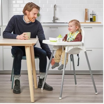 Стульчик для кормления IKEA Antilop с подносом HIT