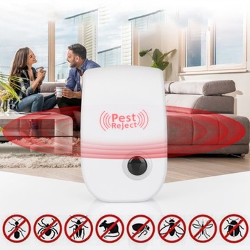 4X ОТПУСКАТЕЛЬ НАСЕКОМЫХ ГРЫЗУНОВ МЫШИ КОМАРЫ НАСЕКОМЫЕ УЛЬТРАЗВУКОВОЙ ДЛЯ КОНТАКТА