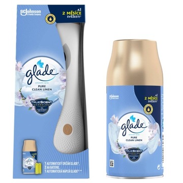 GLADE AUTOM. ODŚWIEŻACZ POWIETRZA Z 2 WKŁADAMI PURE CLEAN LINEN 2X269ML