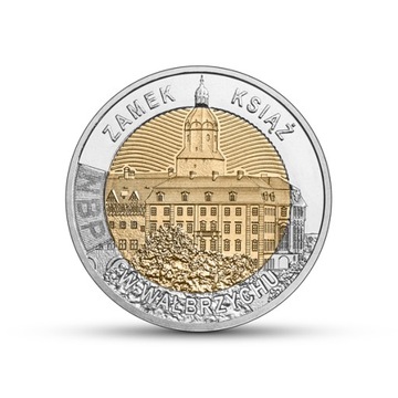 5 zł 2021 r. ZAMEK KSIĄŻ