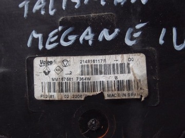 ВЕНТИЛЯТОР РАДИАТОРА RENAULT MEGANE IV 214816117R