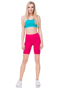 LEGGINSY 1/2 KOLARKI DAMSKIE KRÓTKIE GETRY LK- XL
