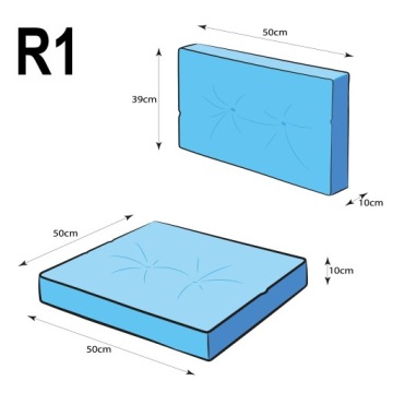 Подушка для садовой мебели на кресло Техноротанг 50х50.