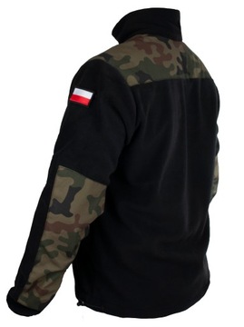 СВИТШОТ ИЗ ФЛИСА ВОЕННОГО КАМУФЛЯЖА + ФЛАГИ, размер S