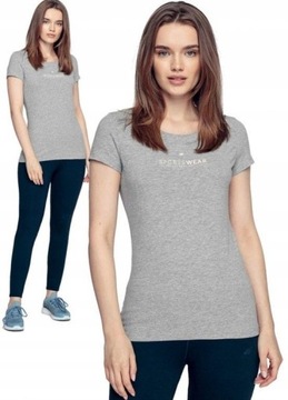 Koszulka damska 4F sportowa t-shirt bawełna