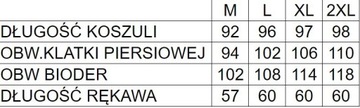 Koszula nocna w kratkę na długi rękaw 4 guziki bawełniana M